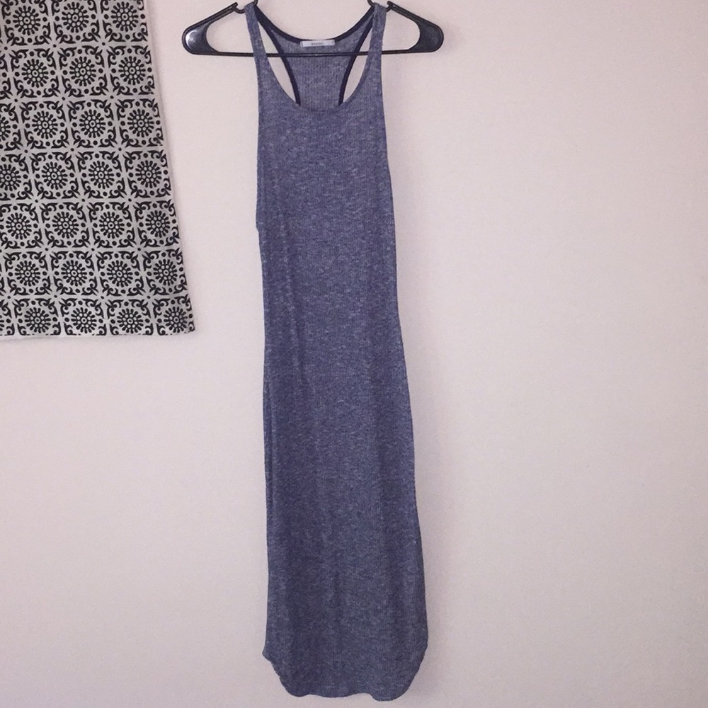 Ankle length blue dress